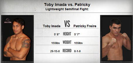 Toby Imada vs Patricky Friere pic