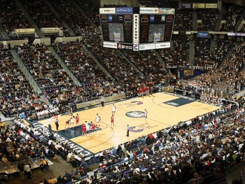 A UCONN home game from the XL Center.